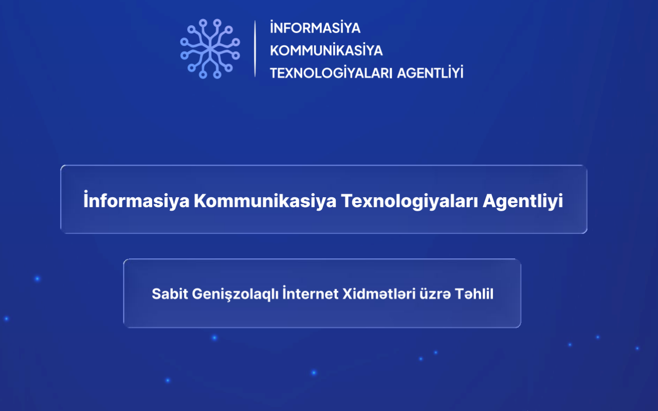 İKTA internet sürət göstəricilərini dərc etdi 
